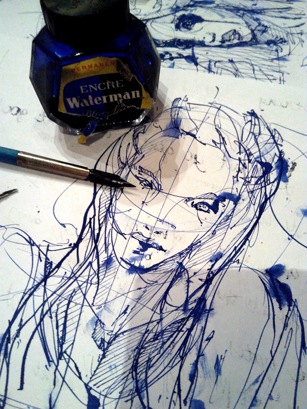 Sketchbook Adventures: Sketching with fountain pens