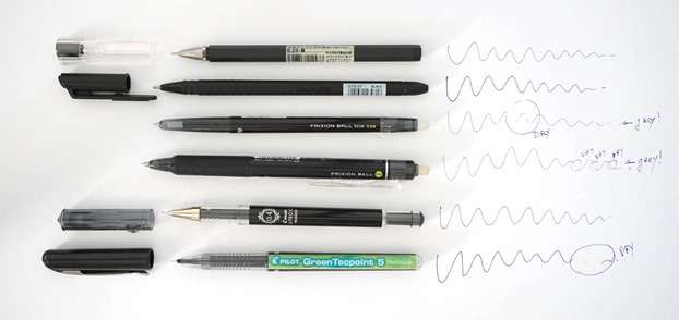 My top 7 sketching pens of the year!