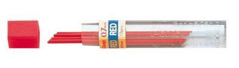 Colour lead red 0.7mm