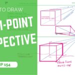 TIP 104 How To Draw A Cube With 2-point Perspective