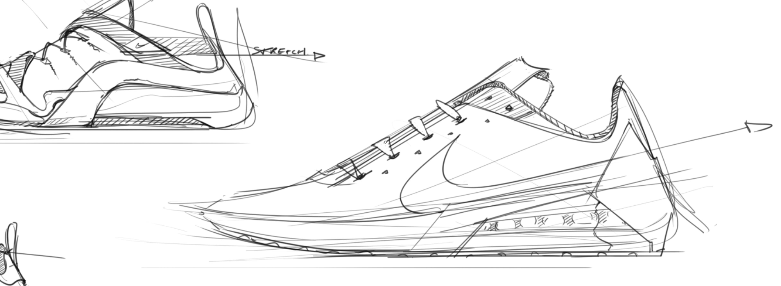 sneaker sketch