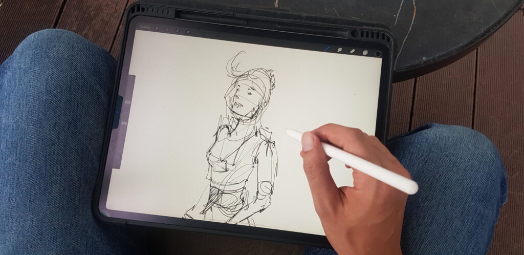 How to Create Artistic Sketches with Your iPad Using Loose Lines ...