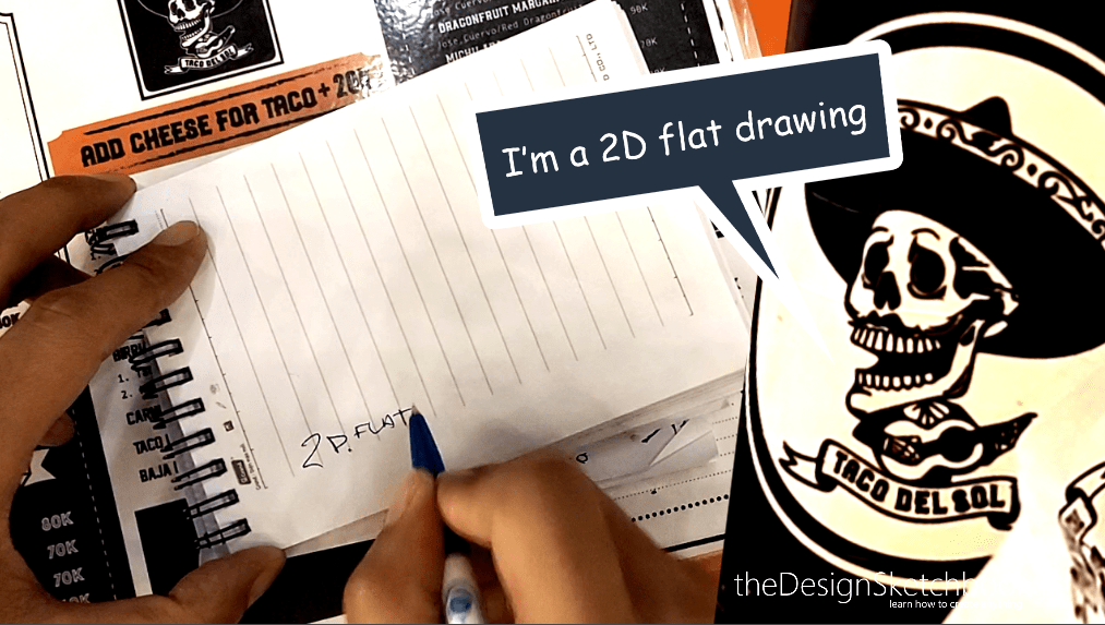 https://www.thedesignsketchbook.com/wp-content/uploads/2020/08/How-to-draw-a-skull-in-3D-drawing-easy-Ballpoint-pen-technique-2D-flat-drawing.png
