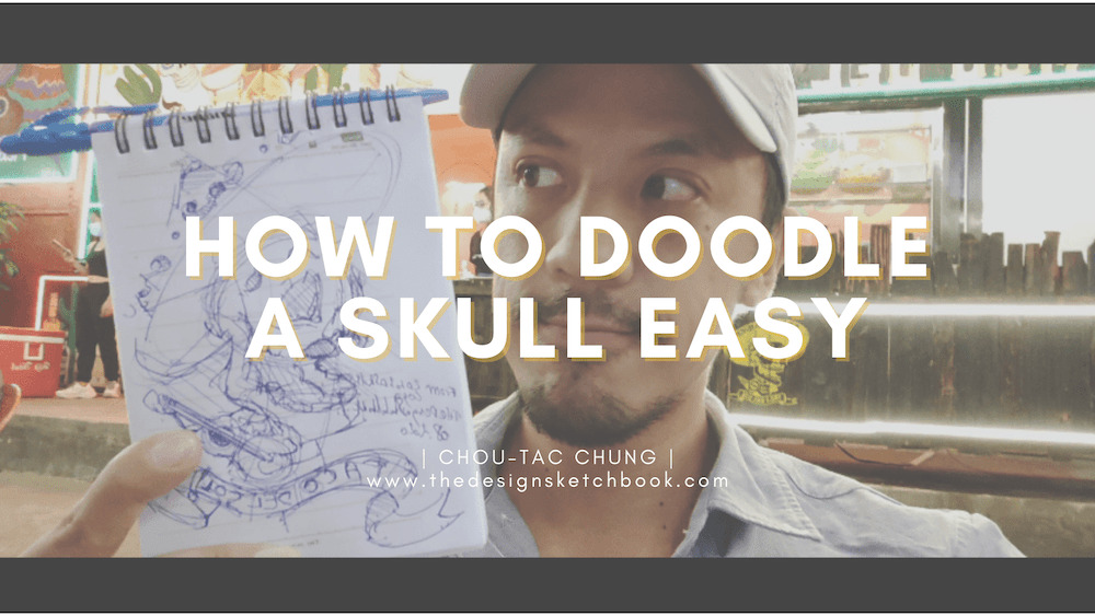 easy drawings of skulls
