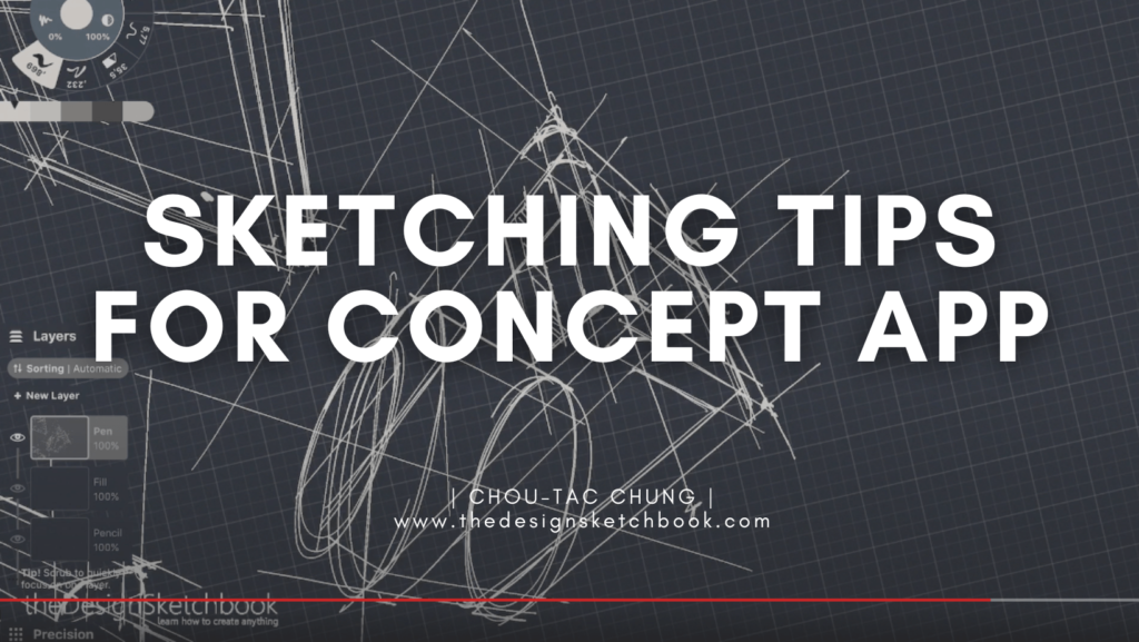 Easy Sketching Tips For CONCEPTS iPad Pro sketching app