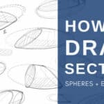 How to draw section spheres ellipsoids