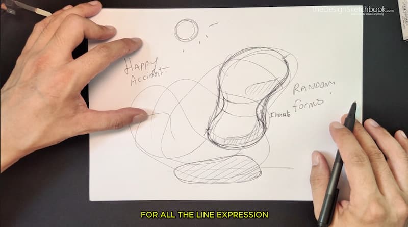 Find interesting forms and draw with line expression