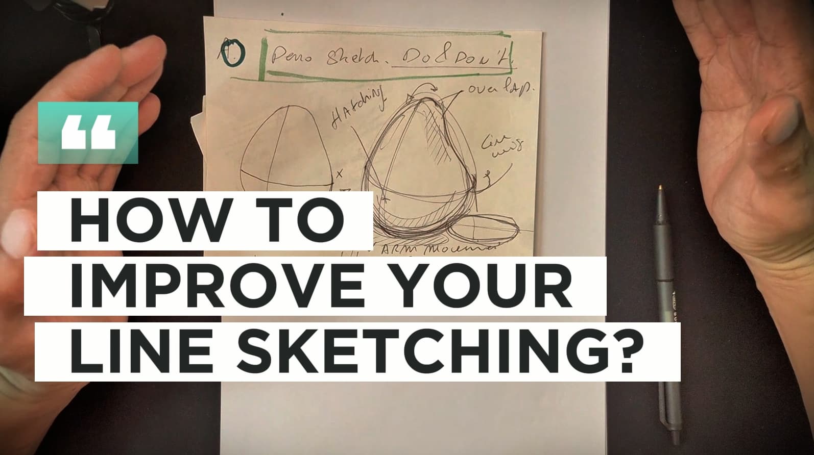 How to improve your line sketching in 5 drawing exercises