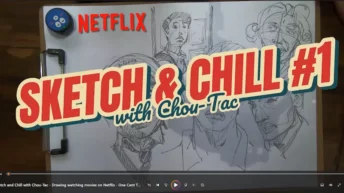 Sketch and Chill drawing with Netflix movie: One Cent Thief | Chou-Tac